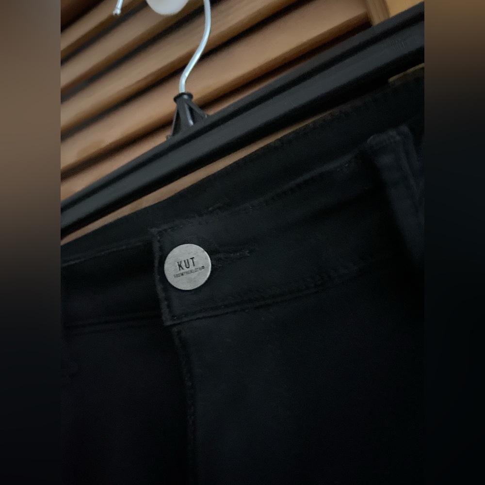 Kut from the Kloth high rise toothpick skinny black jeans size 14 - Picture 2 of 8